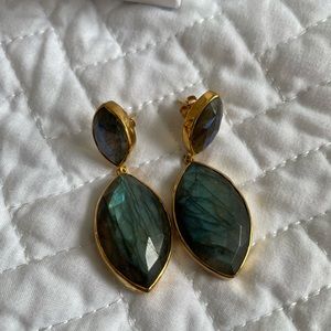 Margaret Elizabeth Labradorite Earrings